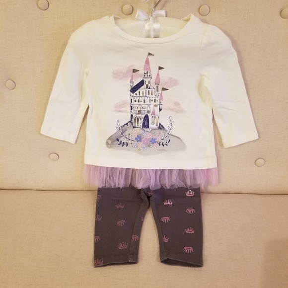 Gymboree Castle Princess Socks Girls Size 0-3 M NEW